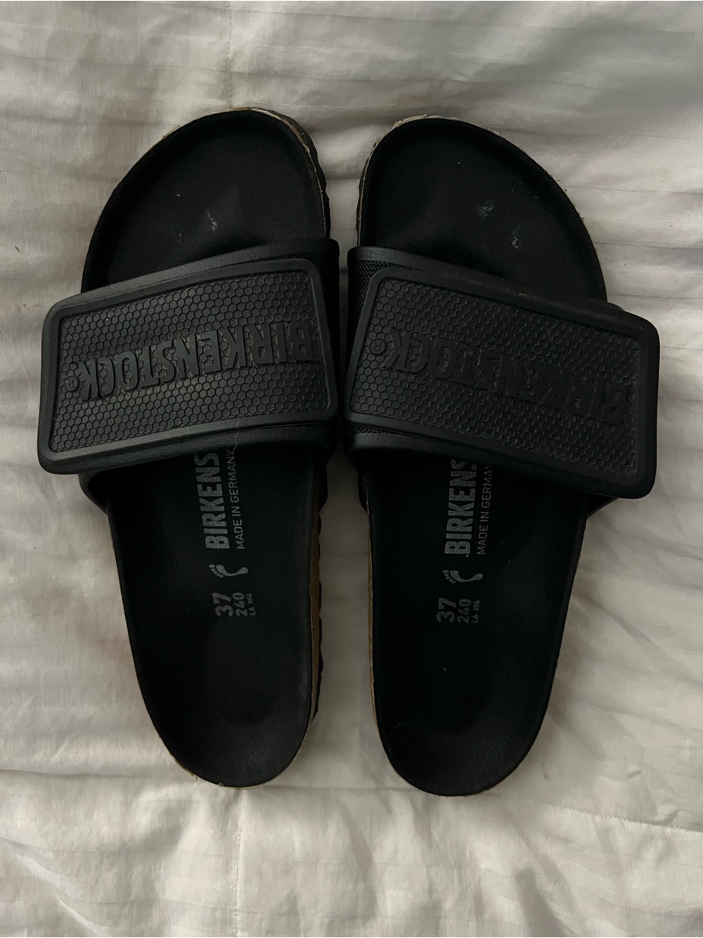 Birkenstock Black Tema Slides Unisex